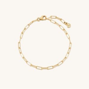 Mejuri Boyfriend Bold Bracelet, 14k Yellow Gold